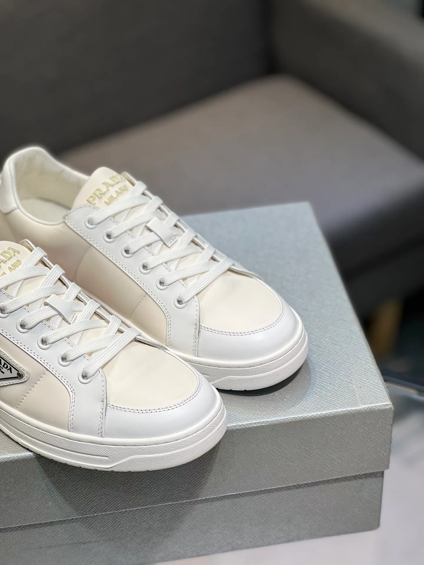 Men's shoes 💰540 [PRADA] Men's shoes are popular in the counter, official website synchronization, 1 high-quality shipment ✔️ Original frosted cowhide + cowhide lining, 1🆚1 replica, original sole, 38-45 (45 customized, non-refundable)